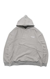 Capsule Series / CD076 Frayed-hem Patchwork Hoodie (Ivory White)