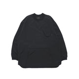 Capsule Series / CD077 Cargo Pocket Nylon Crewneck (Black)