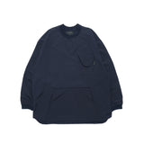 Capsule Series / CD077 Cargo Pocket Nylon Crewneck (Navy)