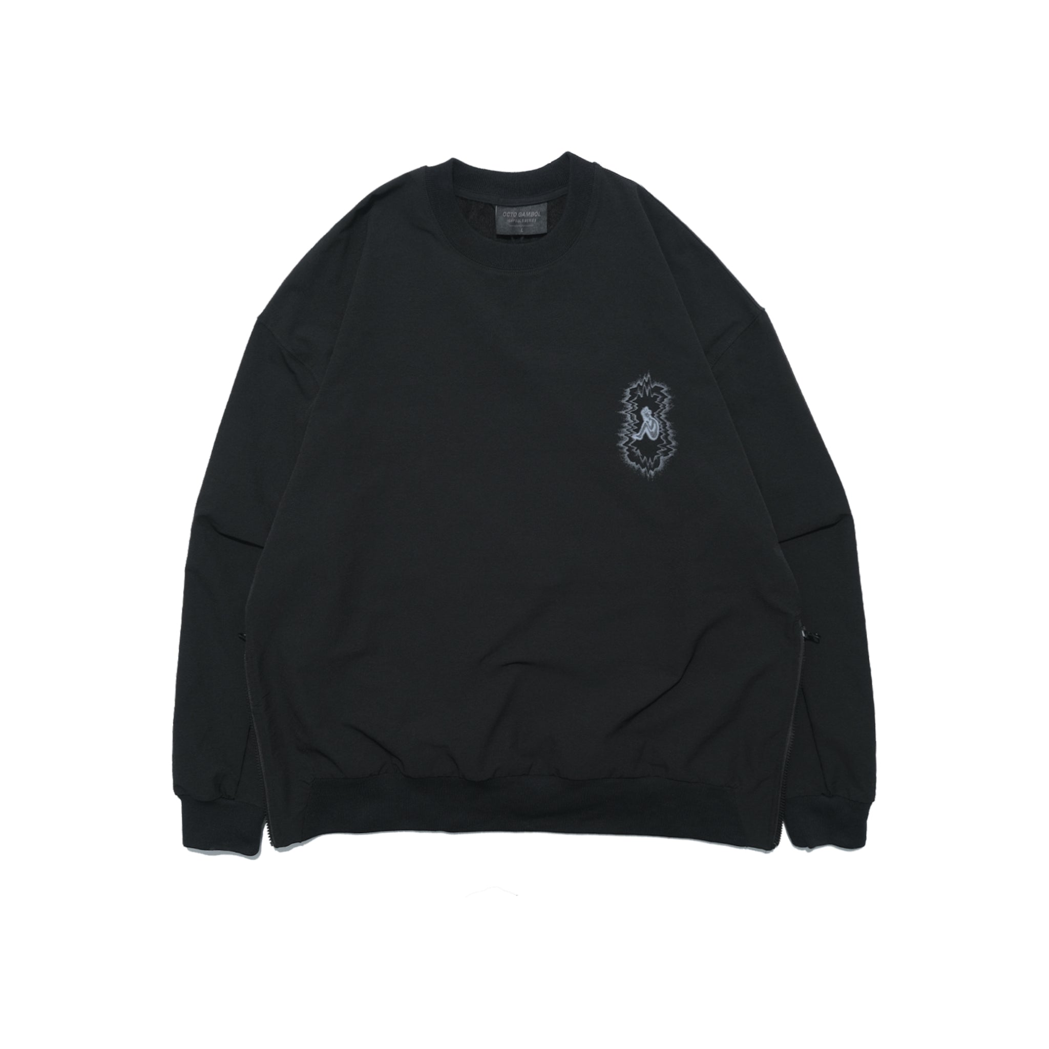 Capsule Series / CD080 “Reincarnation” Nylon Crewneck (Black)