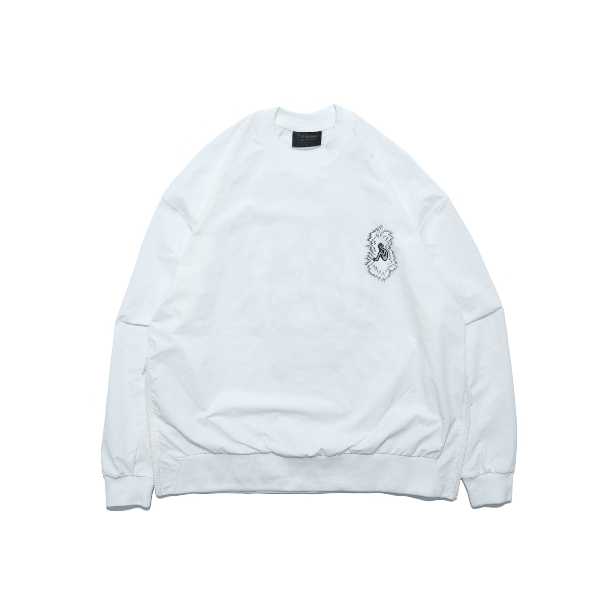 Capsule Series / CD080 “Reincarnation” Nylon Crewneck (White)