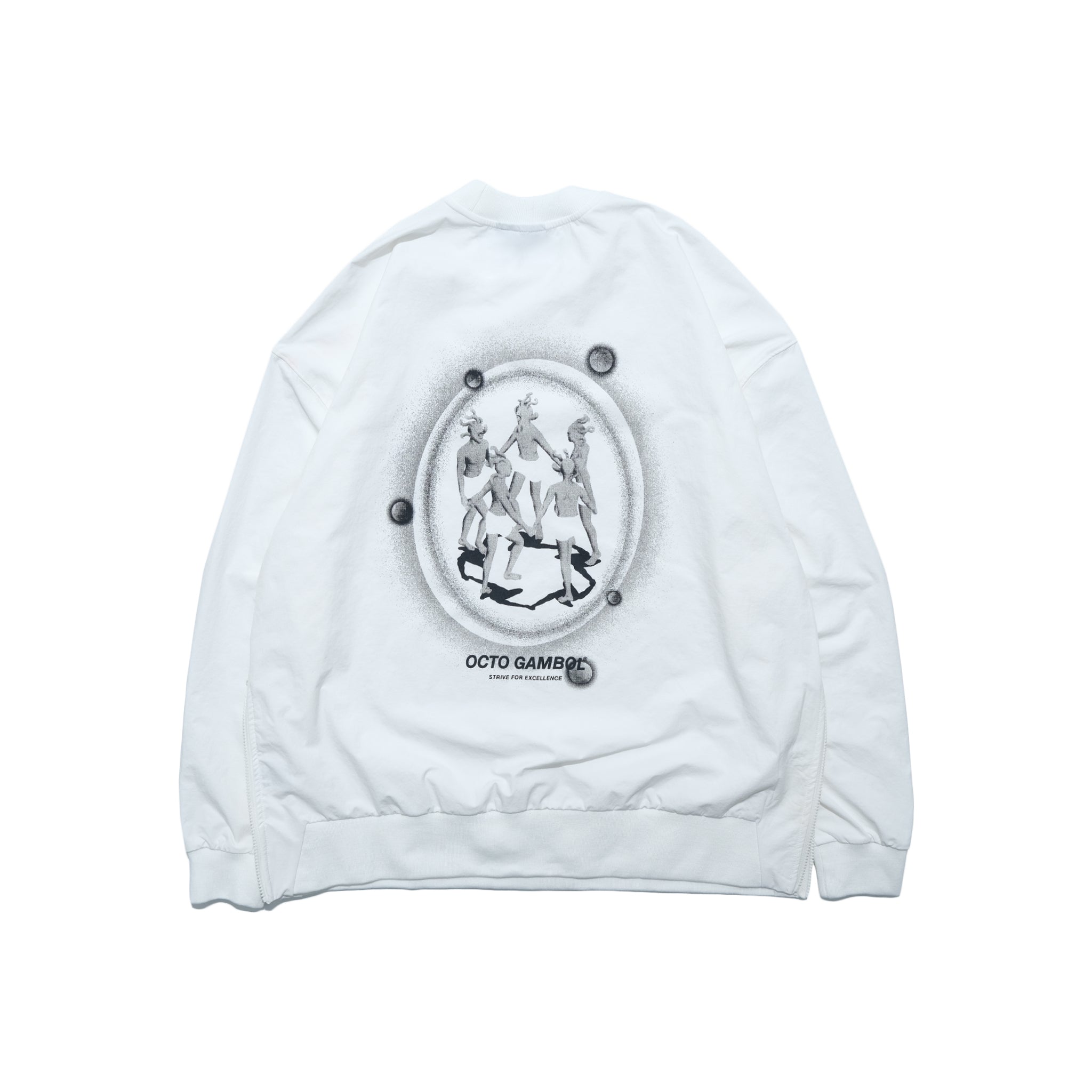 Capsule Series / CD080 “Reincarnation” Nylon Crewneck (White)