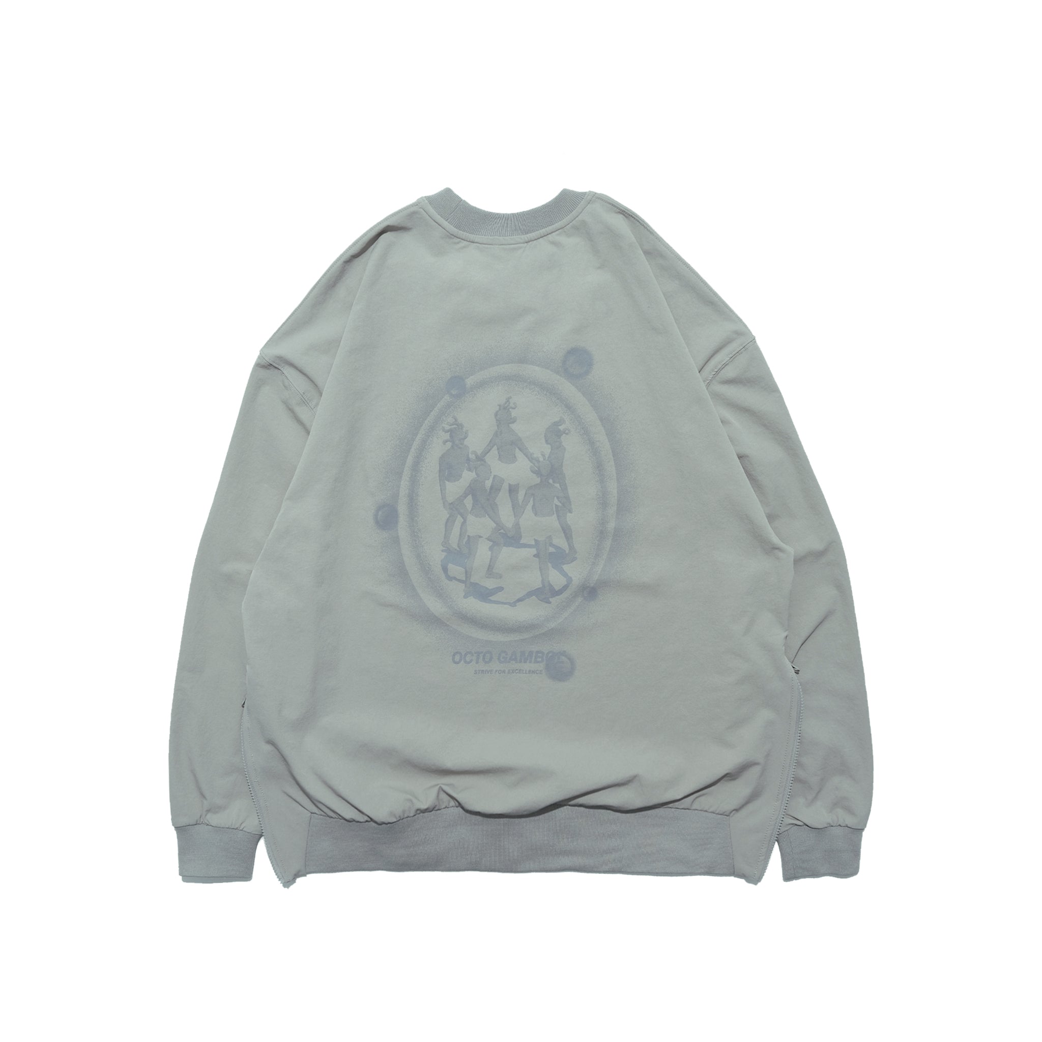 Capsule Series / CD080 “Reincarnation” Nylon Crewneck (Cadet Grey)