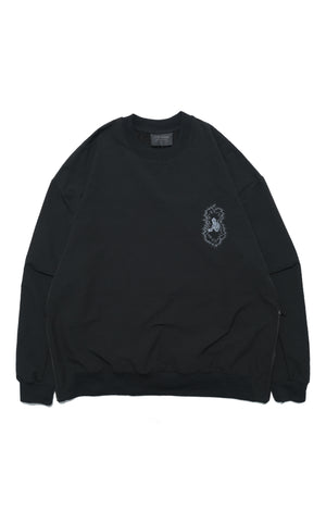 Capsule Series / CD080 “Reincarnation” Nylon Crewneck (Black)