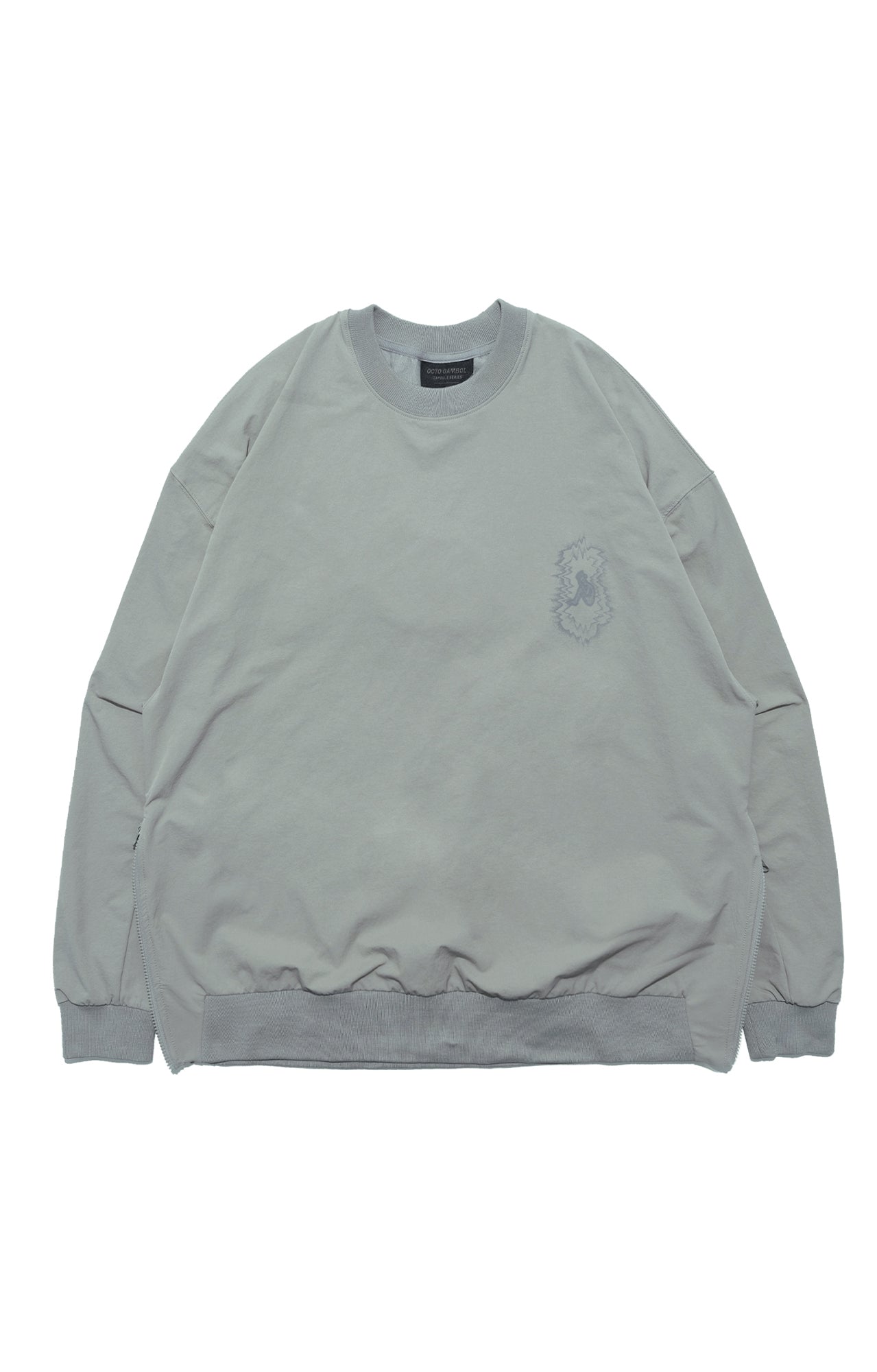 Capsule Series / CD080 “Reincarnation” Nylon Crewneck (Cadet Grey)