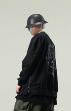 Capsule Series / CD080 “Reincarnation” Nylon Crewneck (Black)