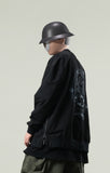 Capsule Series / CD080 “Reincarnation” Nylon Crewneck (Black)