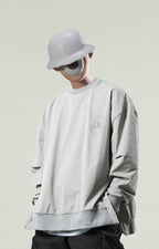 Capsule Series / CD080 “Reincarnation” Nylon Crewneck (Cadet Grey)