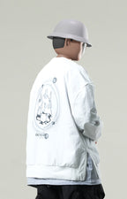 Capsule Series / CD080 “Reincarnation” Nylon Crewneck (White)