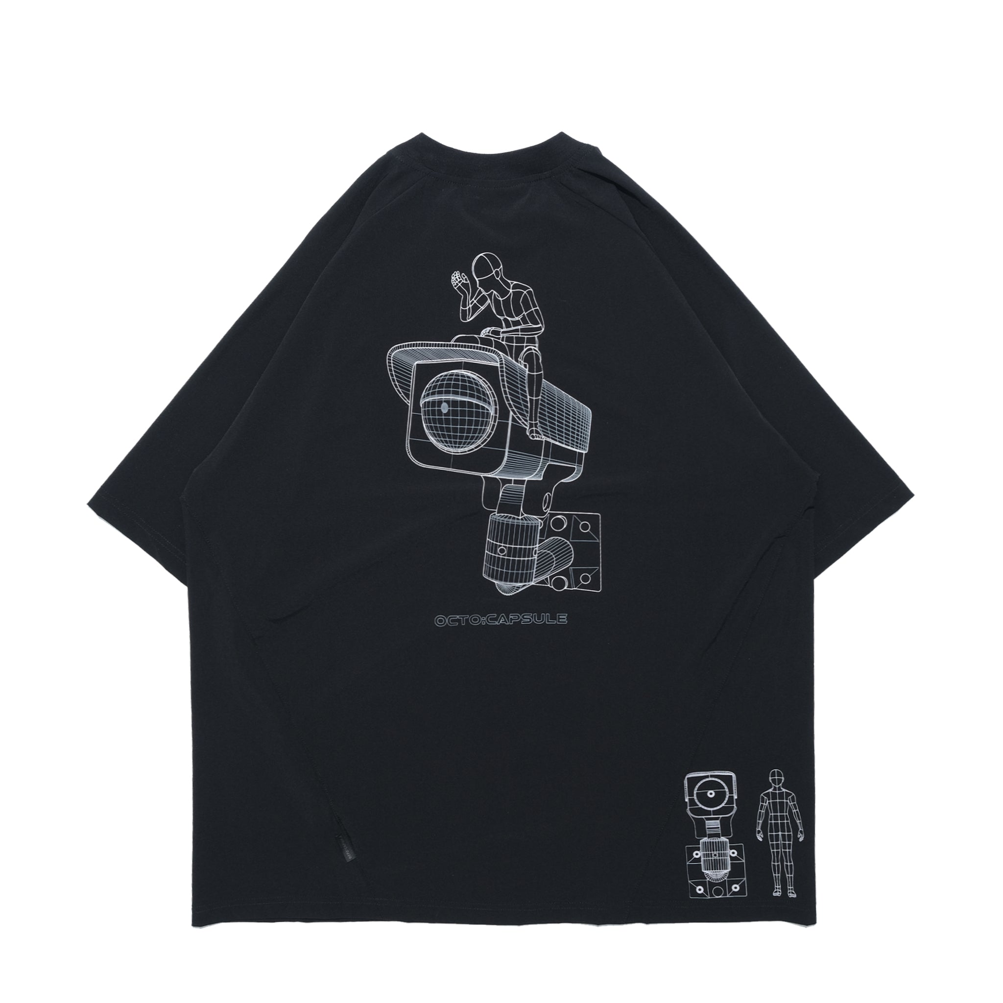 Capsule 02 / CH011 Nylon “CCTV” T-Shirt (Black)