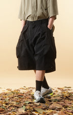 Capsule 01 / CS100 Nylon Orb Shorts (Black)