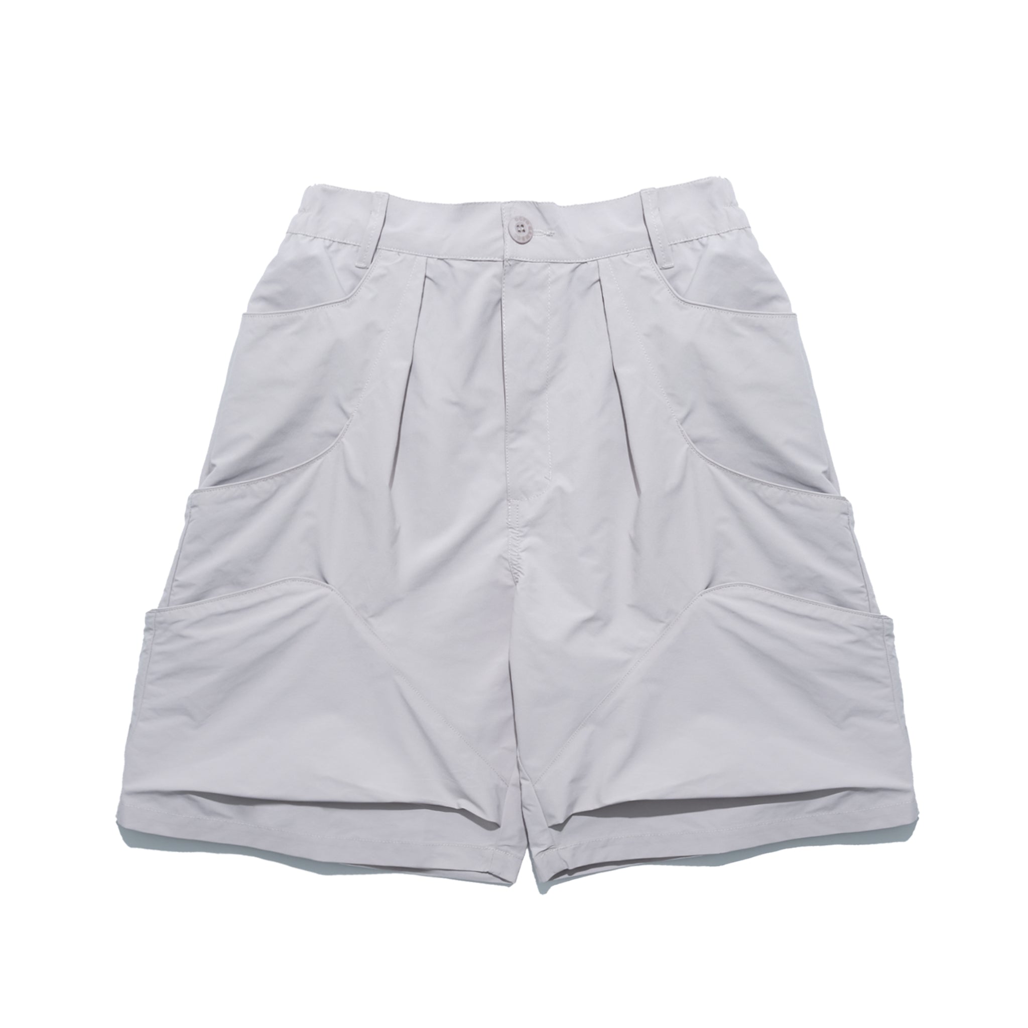 Capsule 01 / CS101 Nylon 3-layer Pocket Shorts (Light Grey)