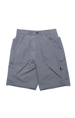 Capsule 03 / CS104 Nylon  Parallelogram Shorts (Grey)