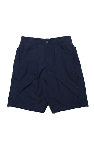 Capsule 03 / CS104 Nylon  Parallelogram Shorts (Navy)