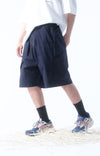 Capsule 03 / CS104 Nylon  Parallelogram Shorts (Navy)
