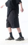 Capsule 03 / CS104 Nylon  Parallelogram Shorts (Black)