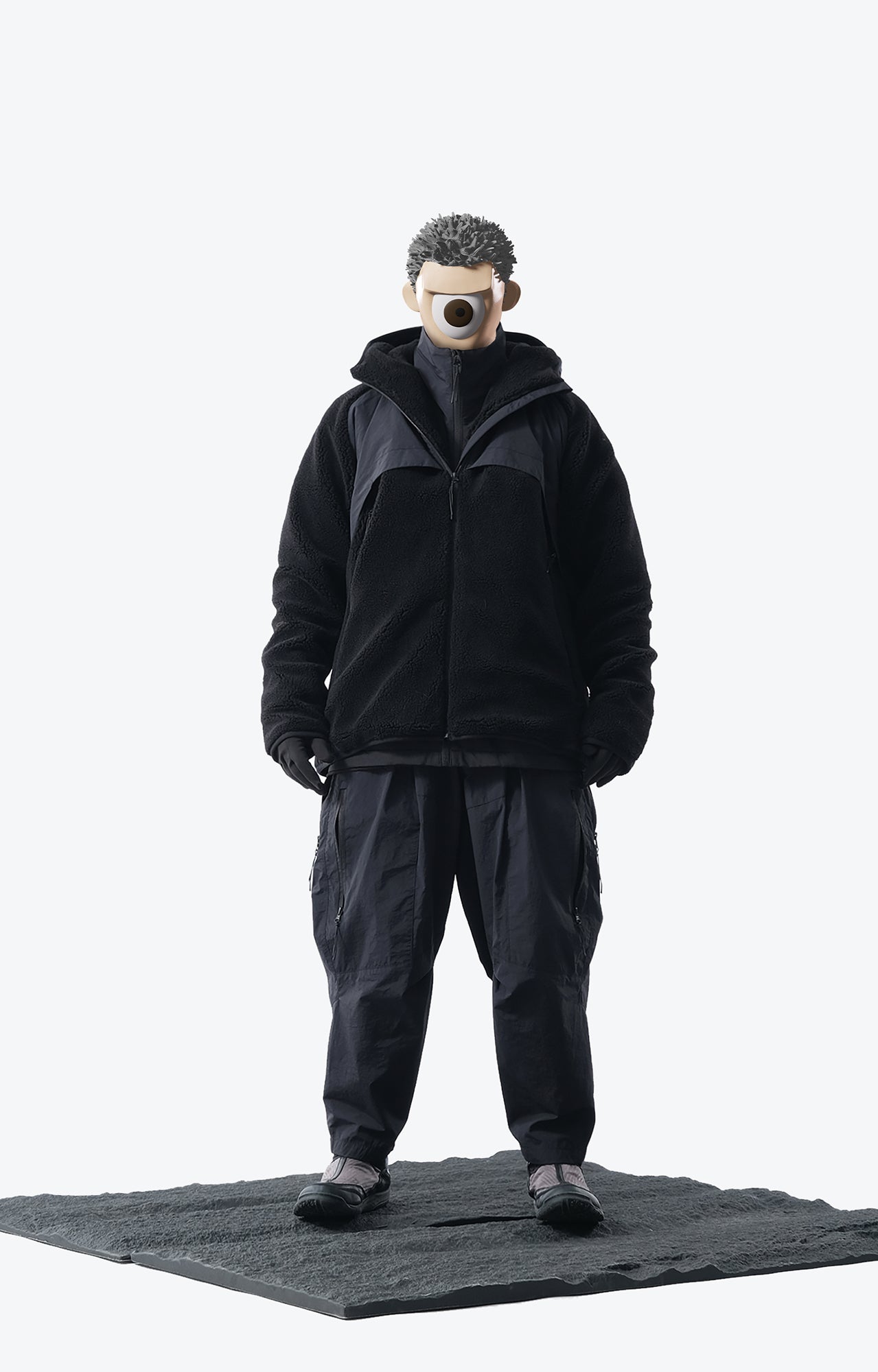 Capsule 02 / CSJ-002 Heavyweight Fleece Jacket (Black)