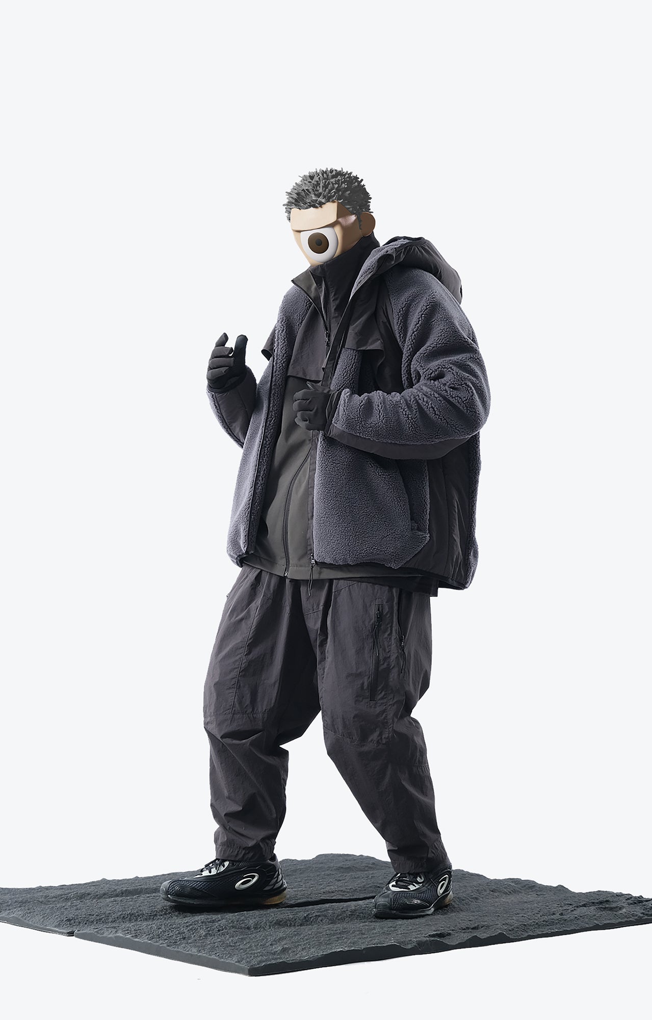 Capsule 02 / CSJ-002 Heavyweight Fleece Jacket (Grey)