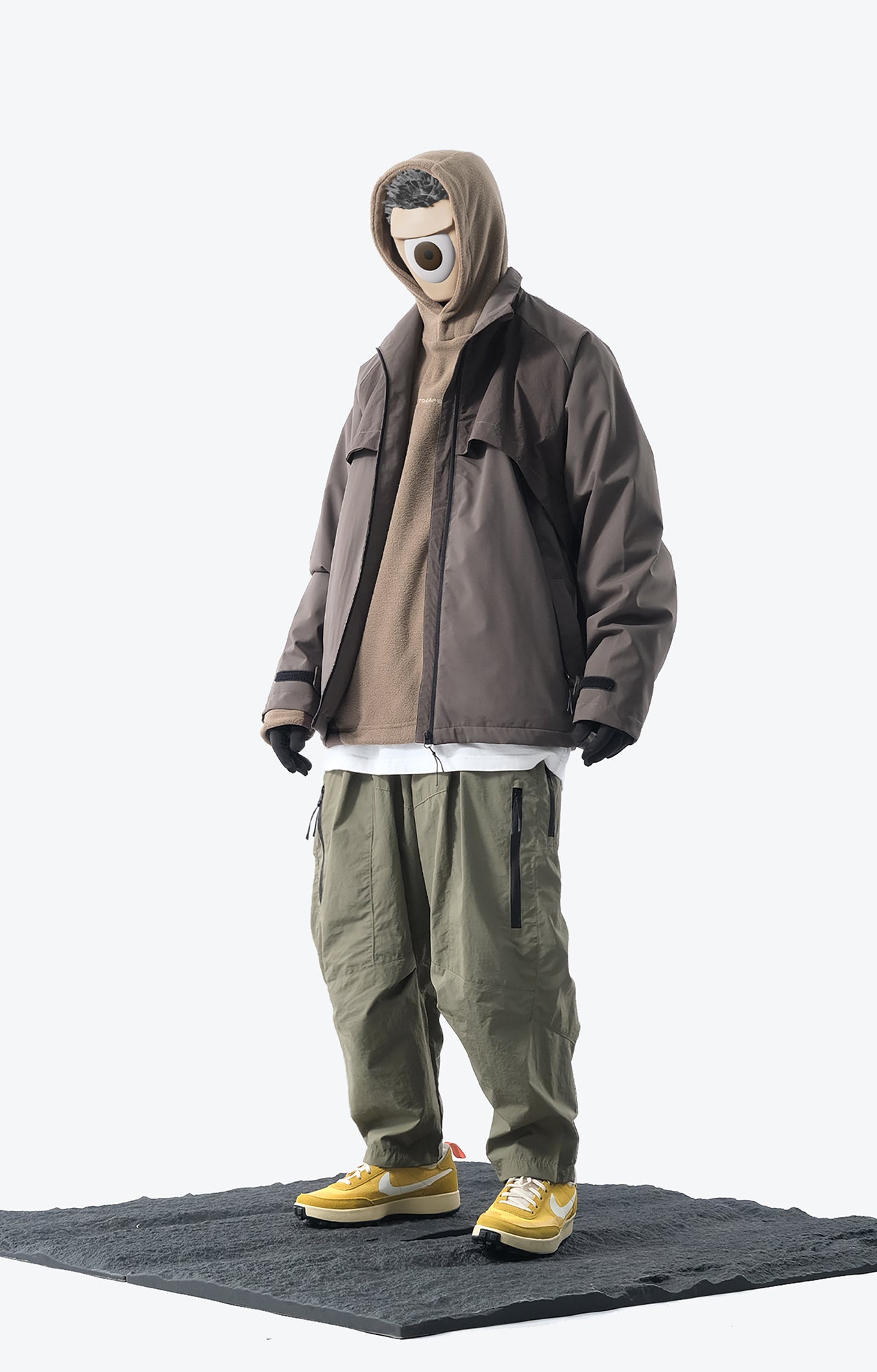 Capsule 02 / CSJ-003 Windproof softshell Jacket (Oak)