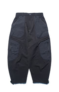 Capsule 03 / CSP-124 Adjustable Panelled Relaxed Pants  (Black)