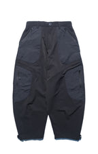 Capsule 03 / CSP-124 Adjustable Panelled Relaxed Pants  (Black)