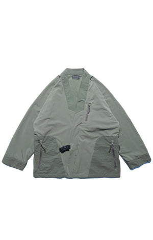 Capsule 03 / CSJ-004 Panelled Kimono Jacket  (Green)