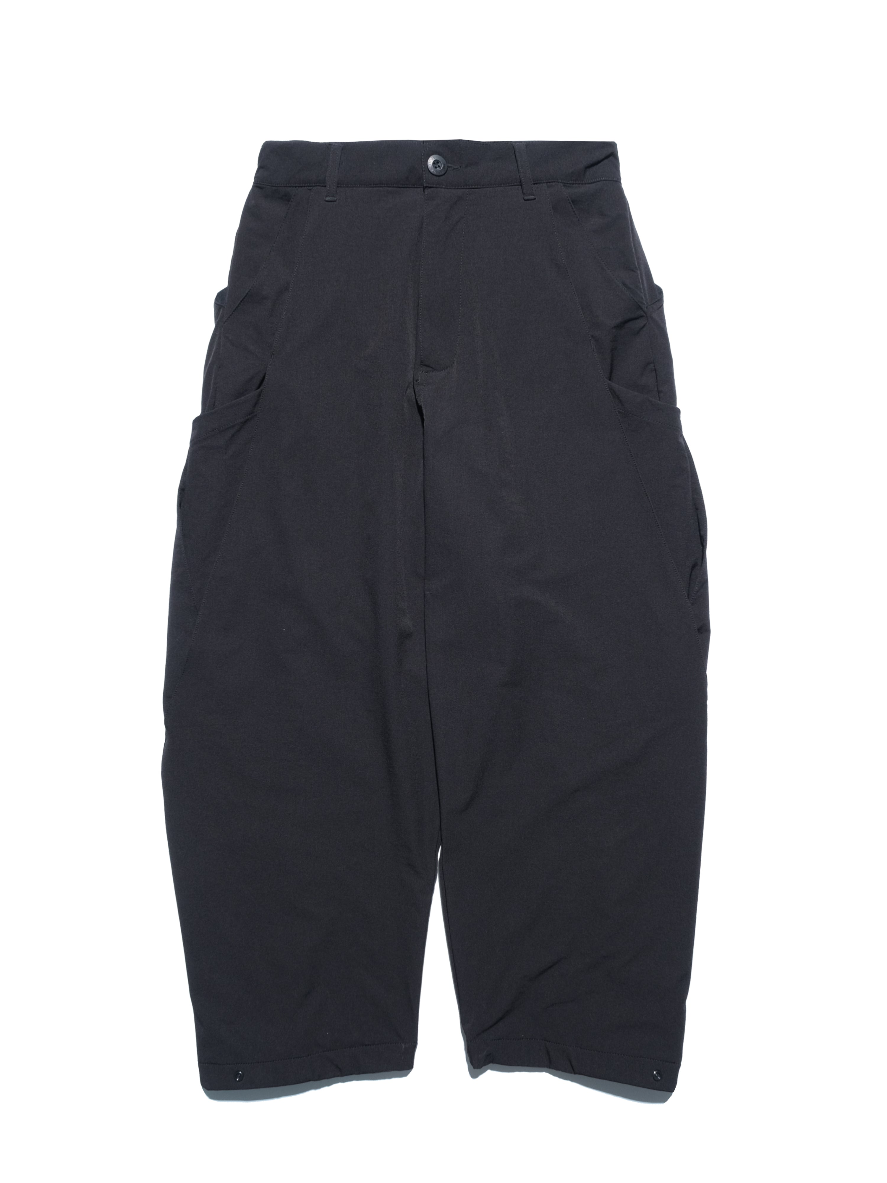 Capsule 01 / CSP-116 Hidden Pocket Adjustable Loose Pants  (Black)