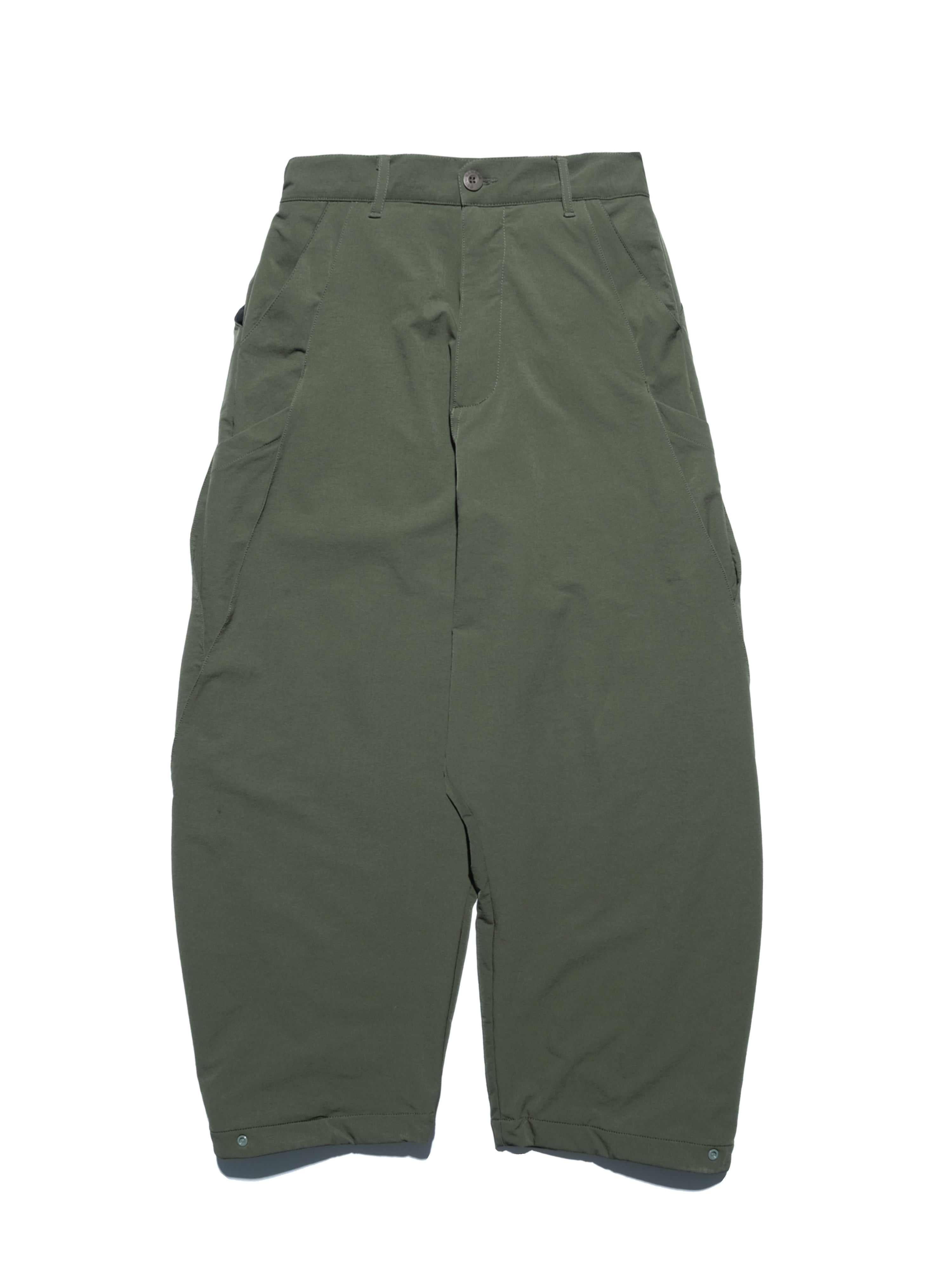 Capsule 01 / CSP-116 Hidden Pocket Adjustable Loose Pants  (Green)