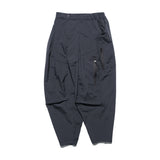 Capsule 02 / CSP-123 Quadruple Zipped Nylon Pants  (Black)