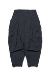 Capsule 02 / CSP-123 Quadruple Zipped Nylon Pants  (Black)