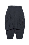 Capsule 02 / CSP-123 Quadruple Zipped Nylon Pants  (Black)