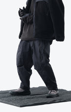 Capsule 02 / CSP-123 Quadruple Zipped Nylon Pants  (Black)