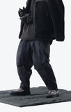 Capsule 02 / CSP-123 Quadruple Zipped Nylon Pants  (Black)