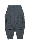 Capsule 02 / CSP-123 Quadruple Zipped Nylon Pants  (Grey)