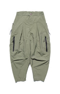 Capsule 02 / CSP-123 Quadruple Zipped Nylon Pants  (Khaki)