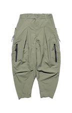 Capsule 02 / CSP-123 Quadruple Zipped Nylon Pants  (Khaki)