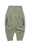 Capsule 02 / CSP-123 Quadruple Zipped Nylon Pants  (Khaki)