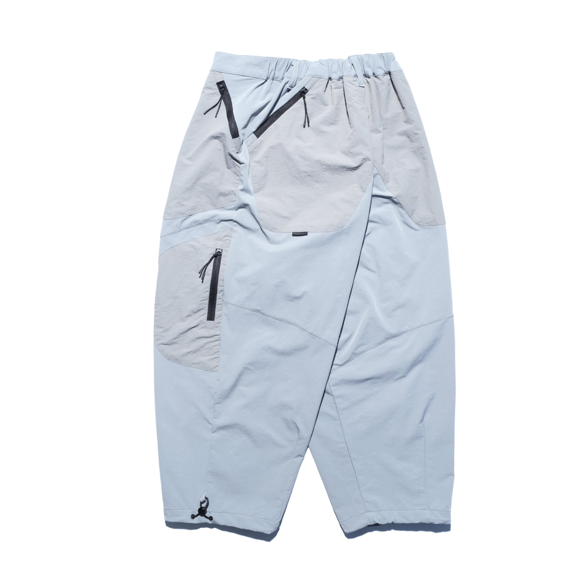 Capsule 03 / CSP-124 Adjustable Panelled Relaxed Pants  (Light Grey)