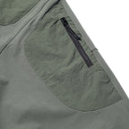Capsule 03 / CSP-124 Adjustable Panelled Relaxed Pants  (Green)