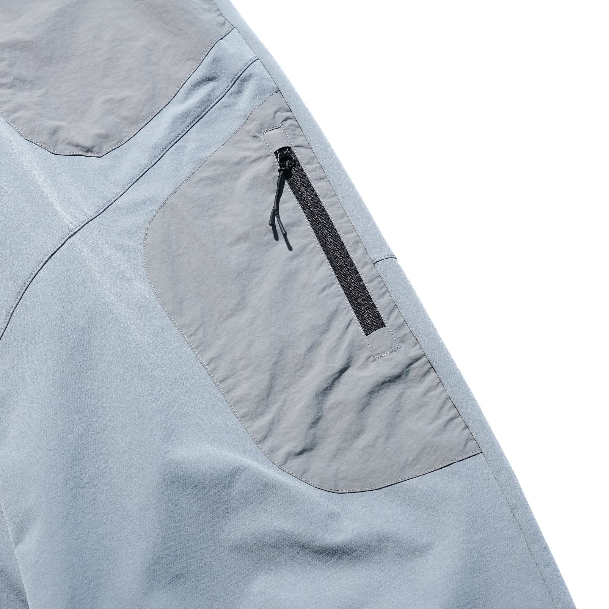 Capsule 03 / CSP-124 Adjustable Panelled Relaxed Pants  (Light Grey)