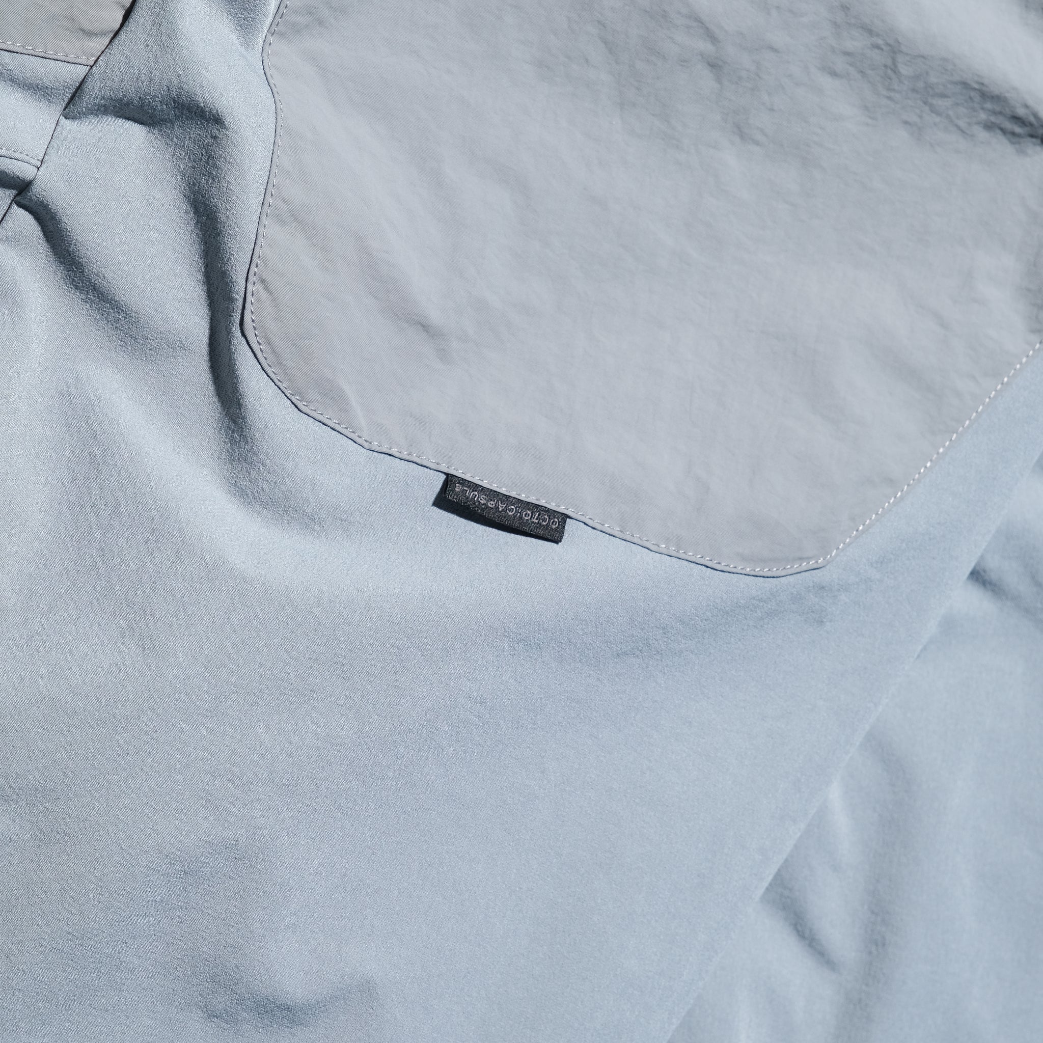 Capsule 03 / CSP-124 Adjustable Panelled Relaxed Pants  (Light Grey)