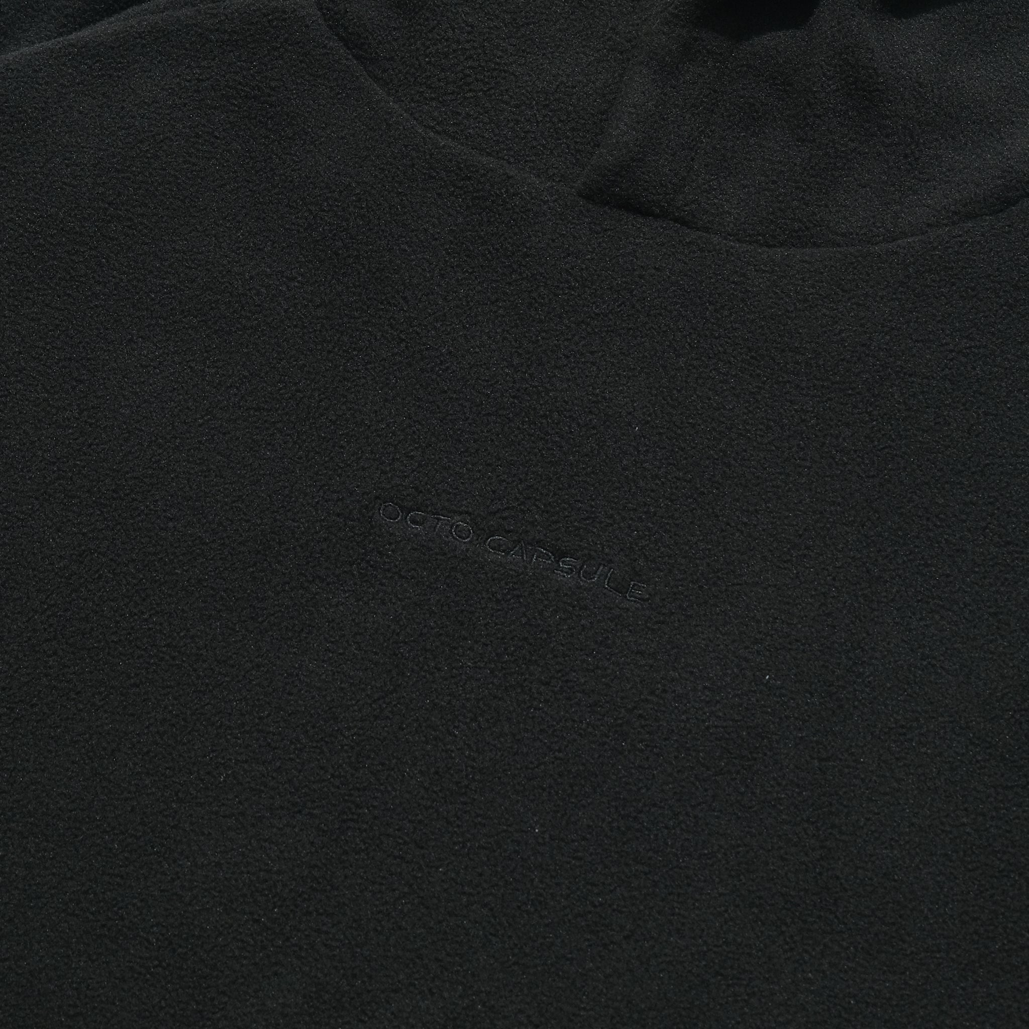 Capsule 02 / CST-112 Adjustable Fleece Hoodie (Black)