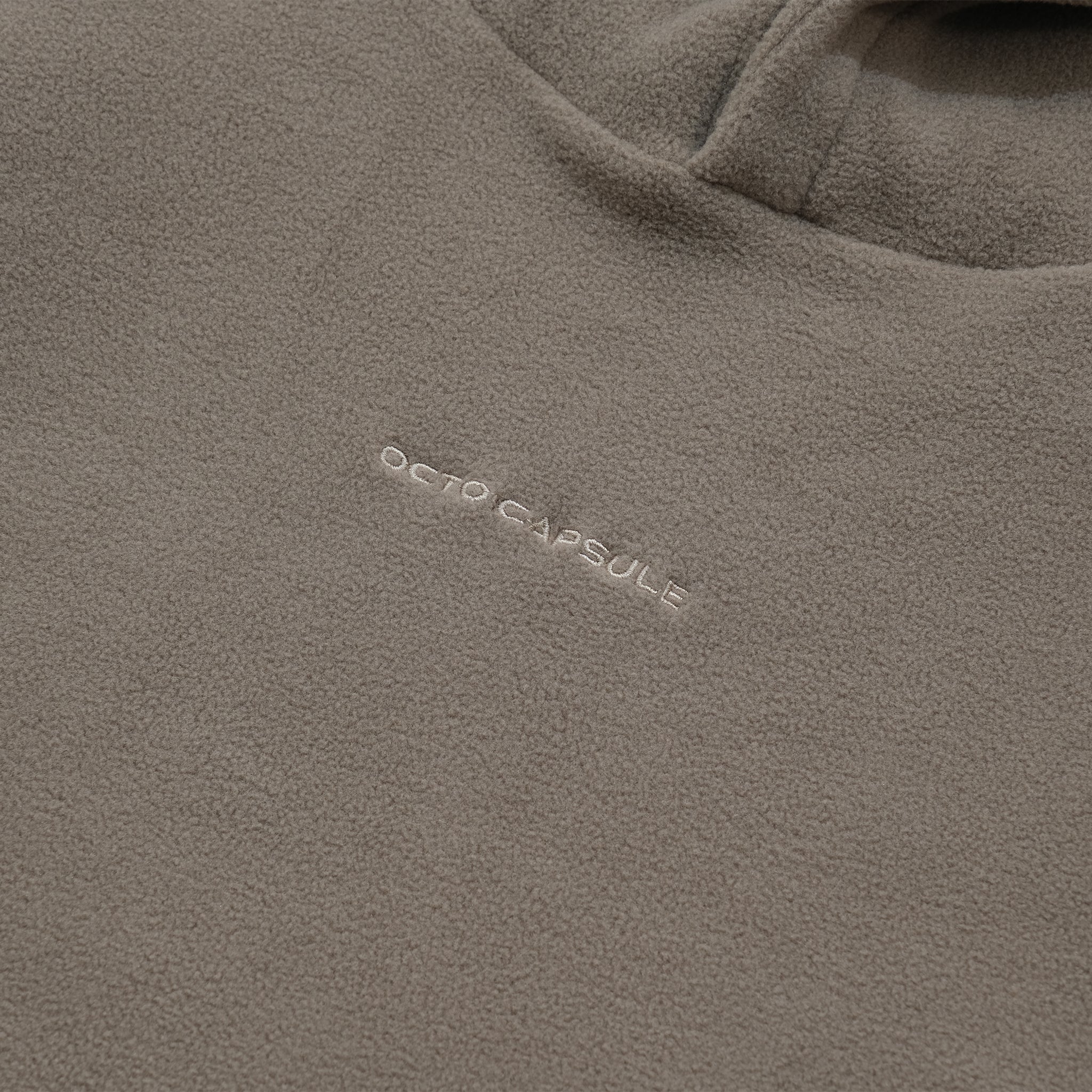 Capsule 02 / CST-112 Adjustable Fleece Hoodie  (Khaki)