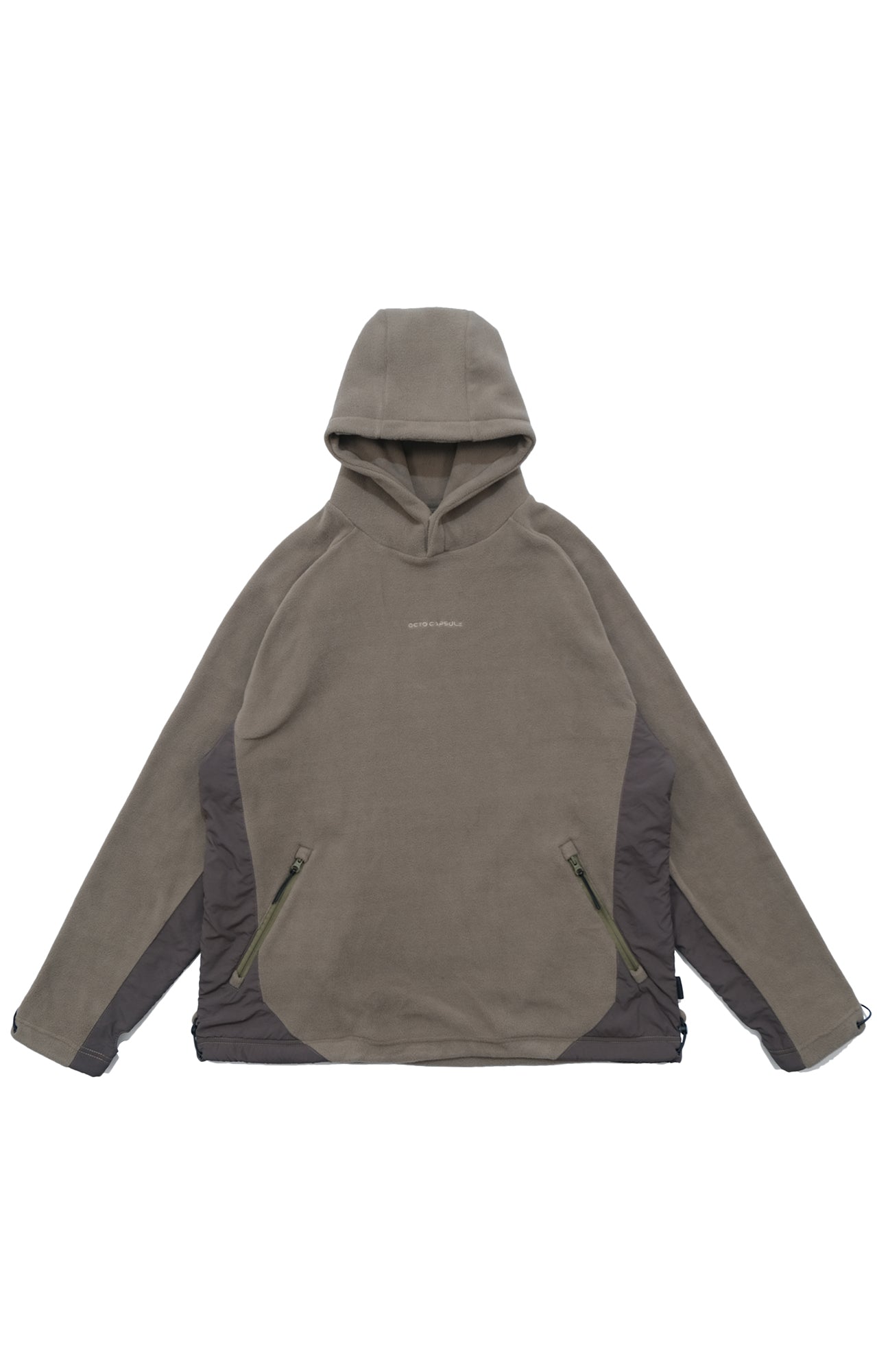 Capsule 02 / CST-112 Adjustable Fleece Hoodie  (Khaki)