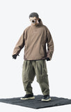 Capsule 02 / CST-112 Adjustable Fleece Hoodie  (Khaki)