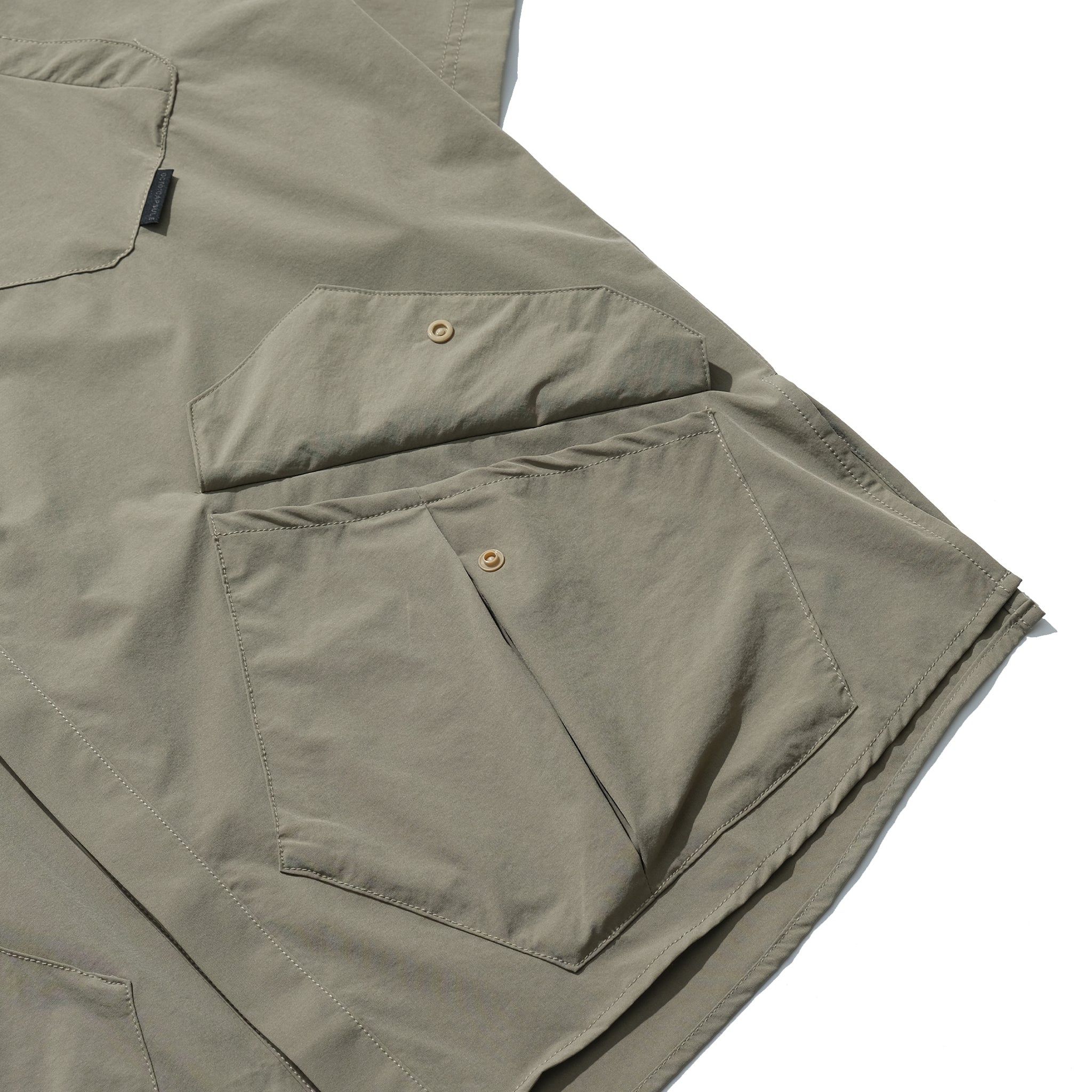 Capsule 01 /  CT010 Nylon Pocket Shirt (Khaki)