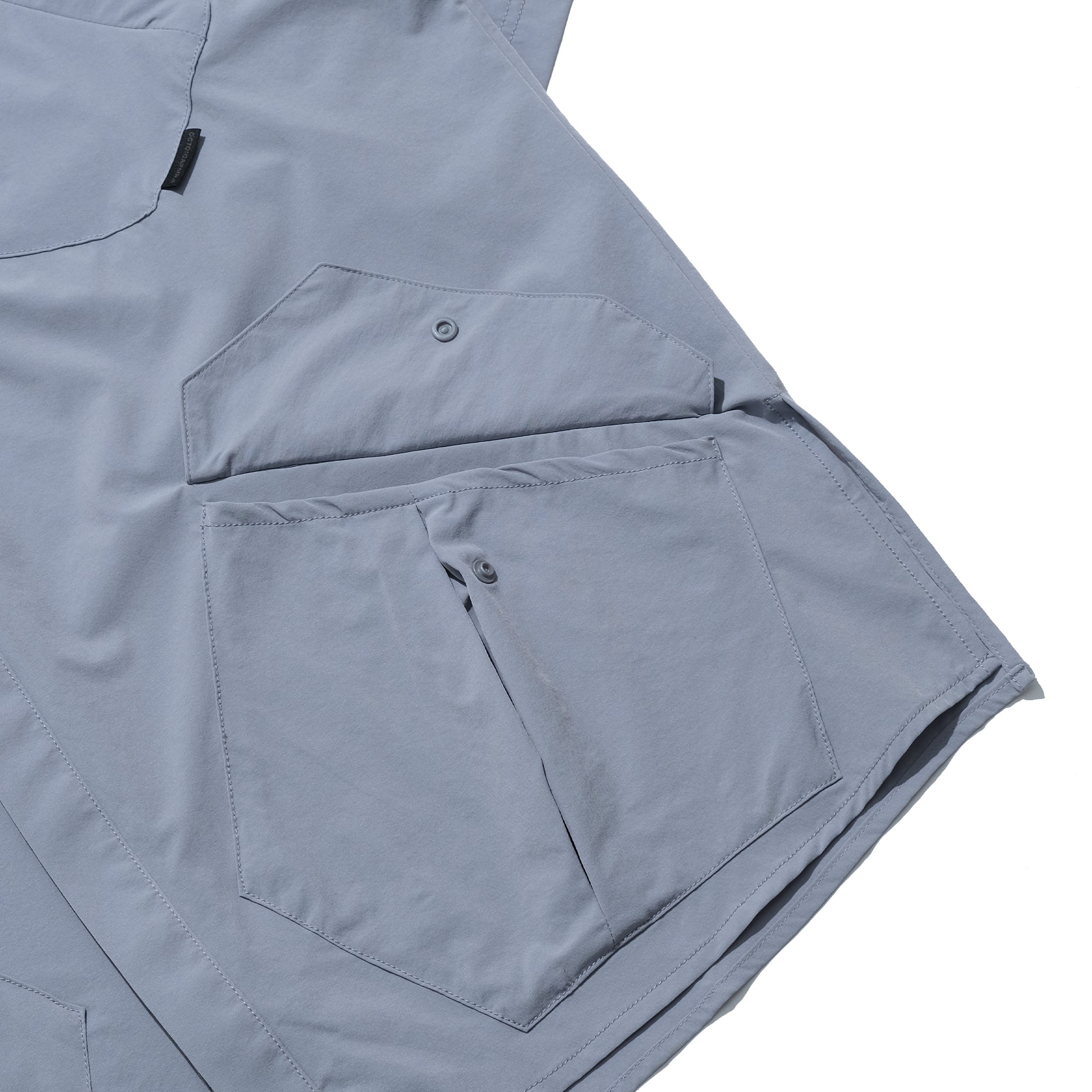 Capsule 01 /  CT010 Nylon Pocket Shirt (Blue Grey)