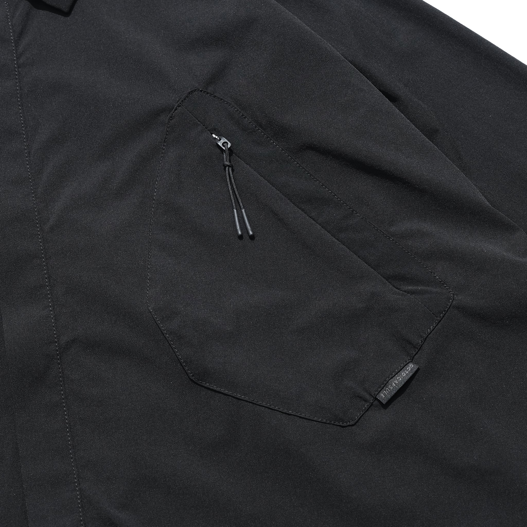 Capsule 01 /  CT010 Nylon Pocket Shirt (Black)