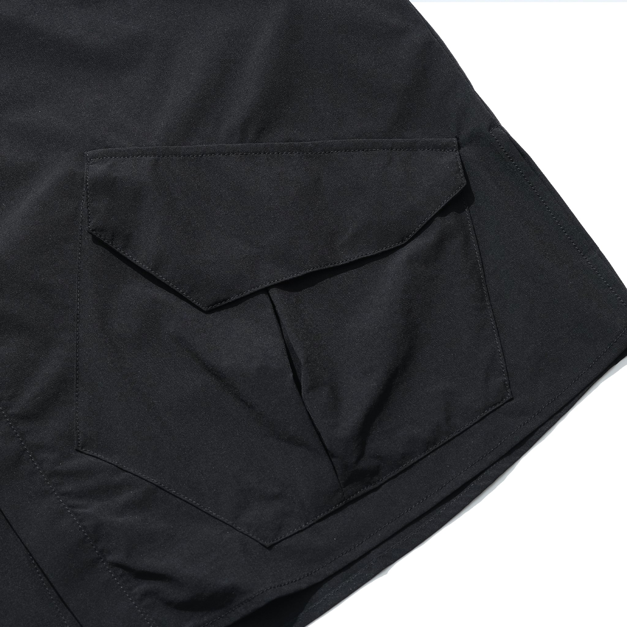Capsule 01 /  CT010 Nylon Pocket Shirt (Black)