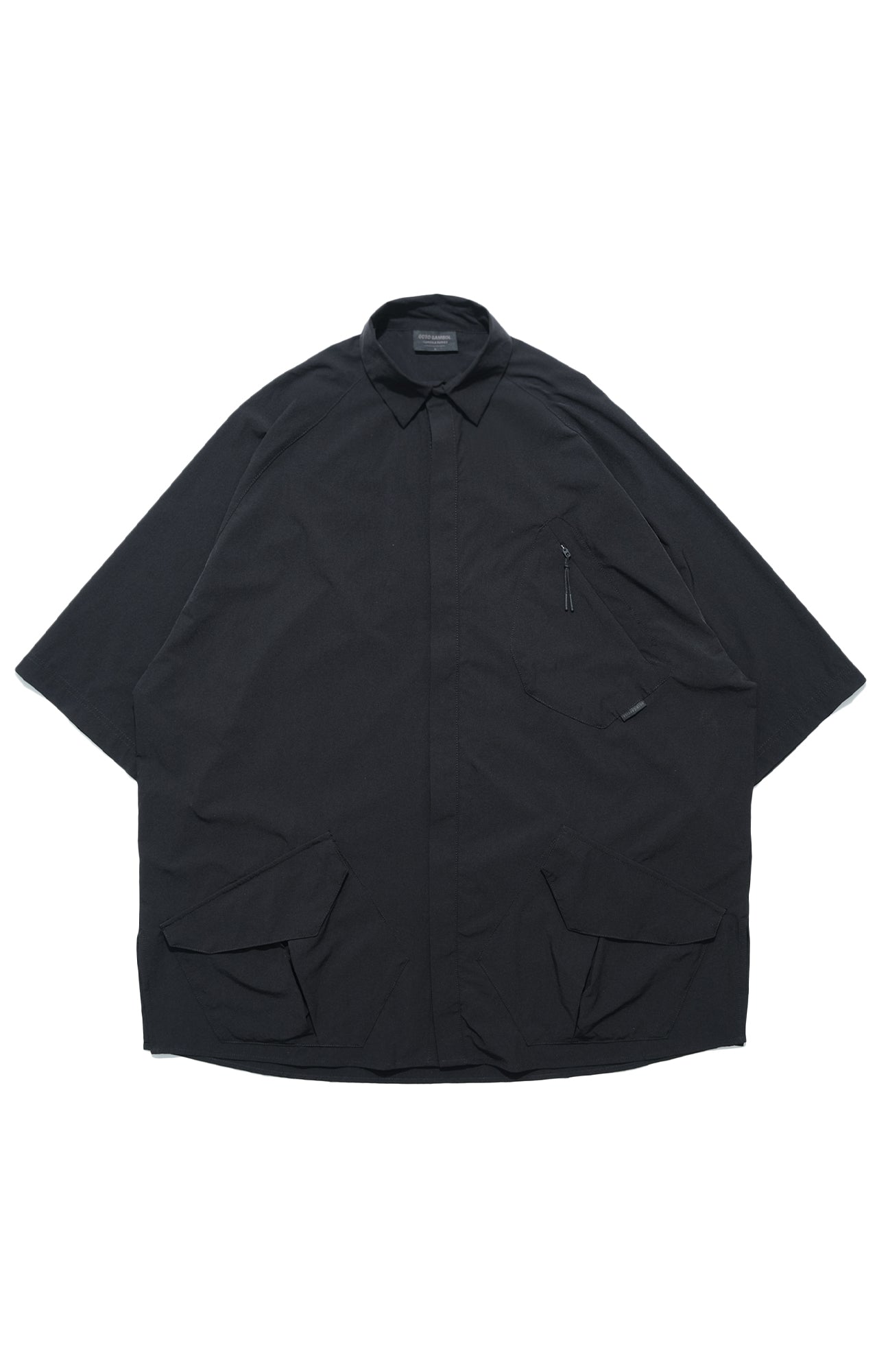 Capsule 01 /  CT010 Nylon Pocket Shirt (Black)